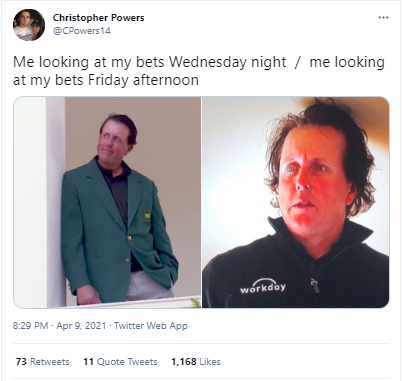 Masters Punter headaches