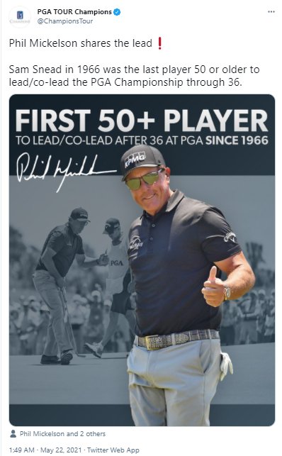 PGA21 Day 2 Phil50+