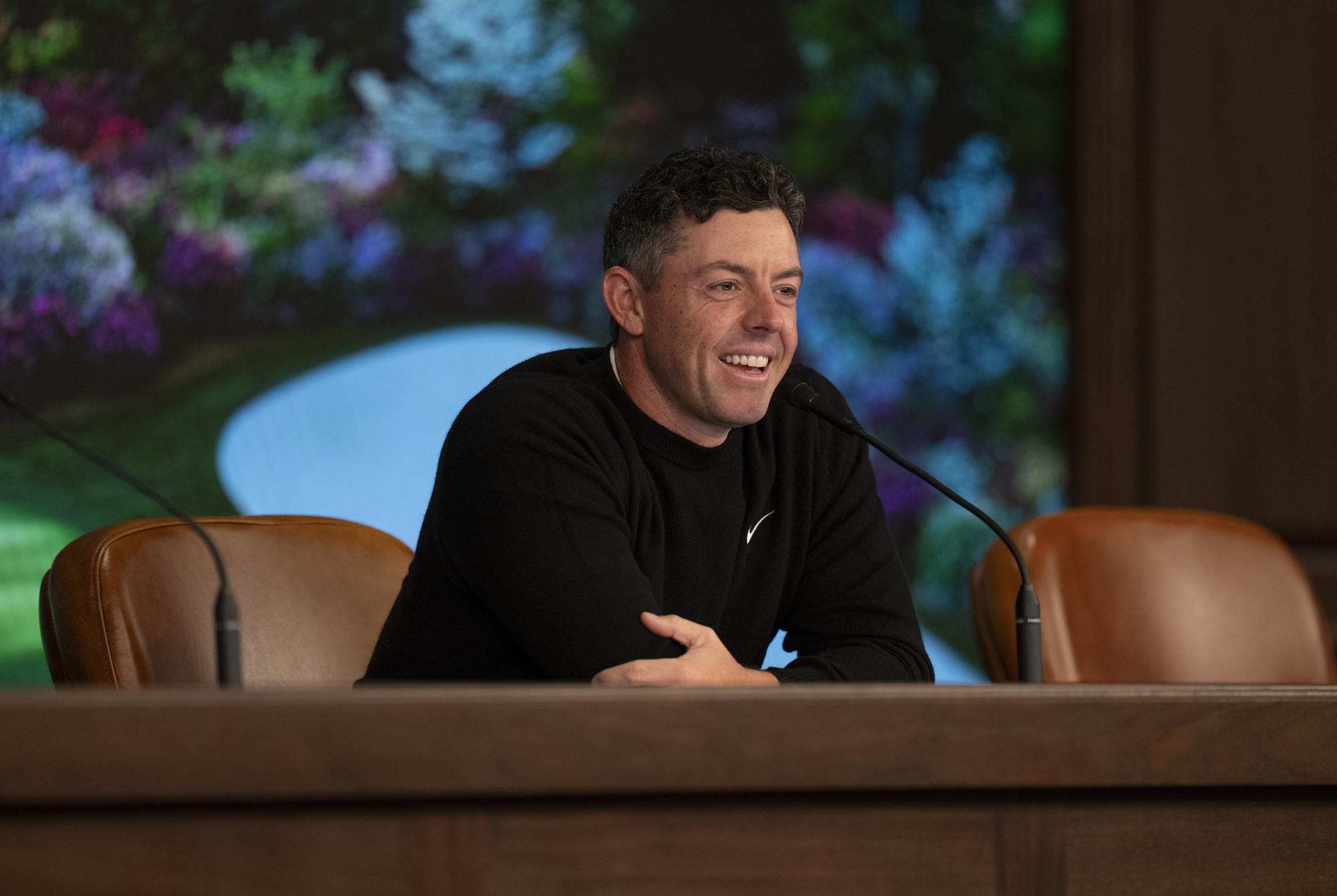 rory faces media